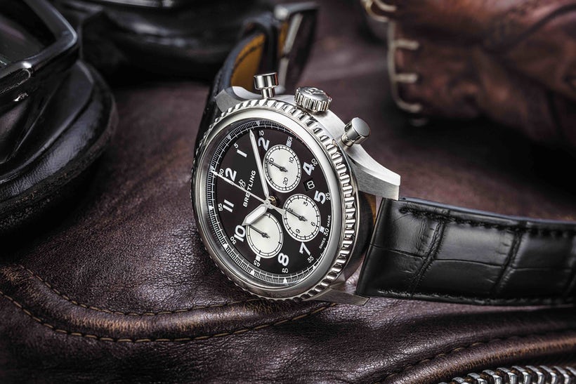 Breitling leather clearance bracelet