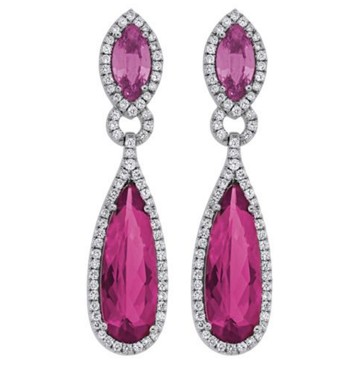 Spark Designs Pink Earrings